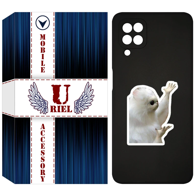 کاور یوریل مدل KSH کد 89 طرح میمون سفید مناسب برای گوشی موبایل سامسونگ Galaxy A22 4G / M32 4G / M22 4G