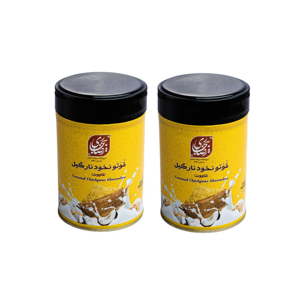 قوتو نخود نارگیل رضا بیجاری - 600 گرم بسته 2 عددی