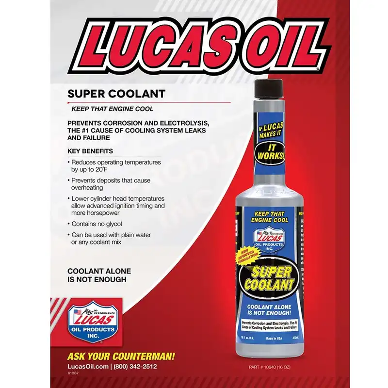 ضدیخ و ضدجوش و کولانت لوکاس مدل Super Coolant حجم 473 لیتر