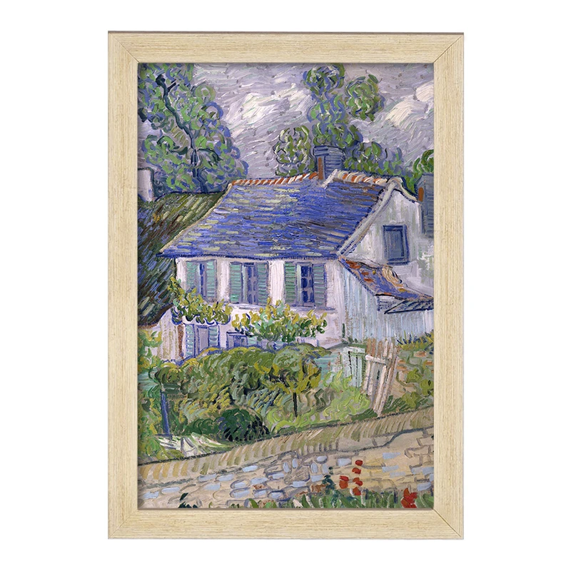 تابلو خندالو مدل نقاشی خانه ای در اور اثر ونسان ونگوگ کد 25465