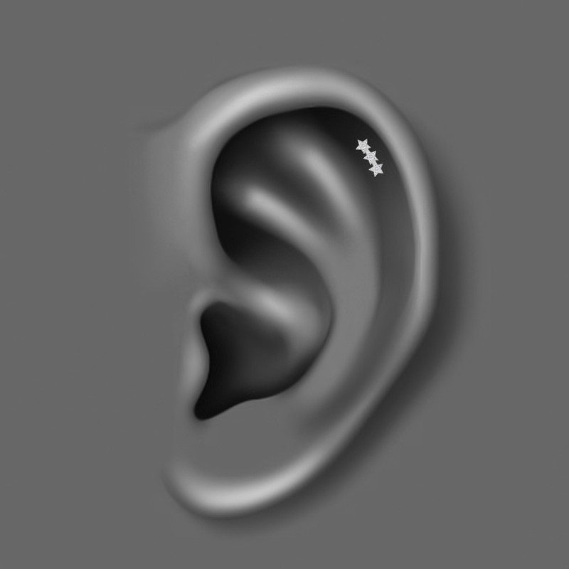 پیرسینگ گوش زنانه اقلیمه مدل HS188