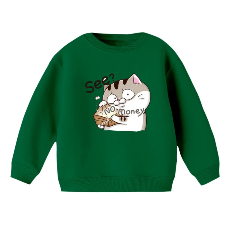 سویشرت بچگانه مدل گربه فقیر 