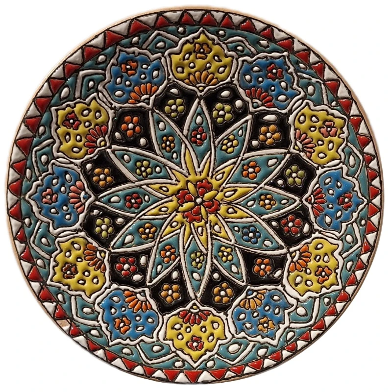 بشقاب میناکاری کد MINSOF7