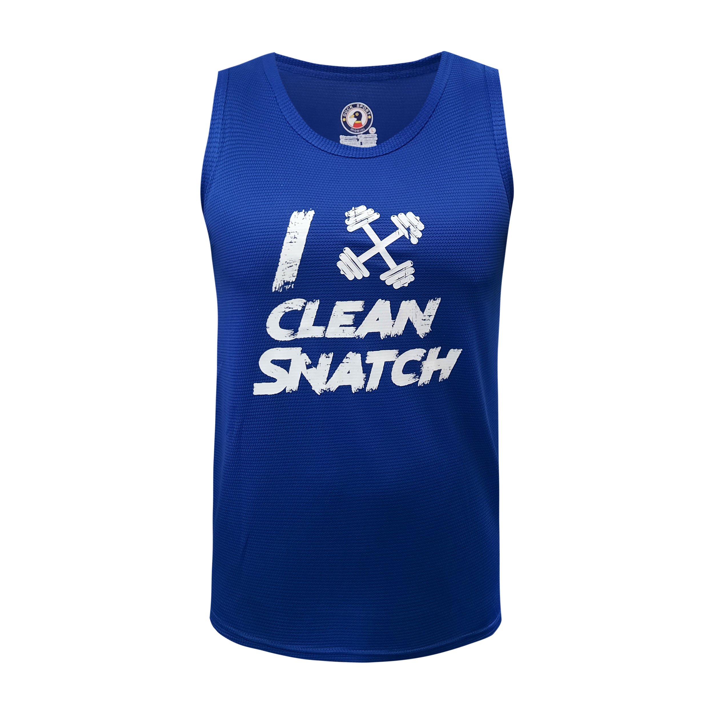 تاپ ورزشی مردانه مدل سیمپل کد HL-BLU5 رنگ آبی 