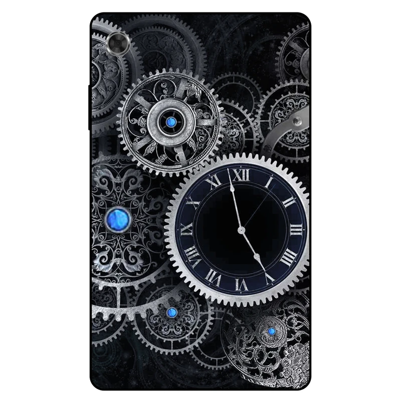 کاور مگافون طرح ساعت مدل 7741 مناسب برای تبلت لنوو Tab M7 2019