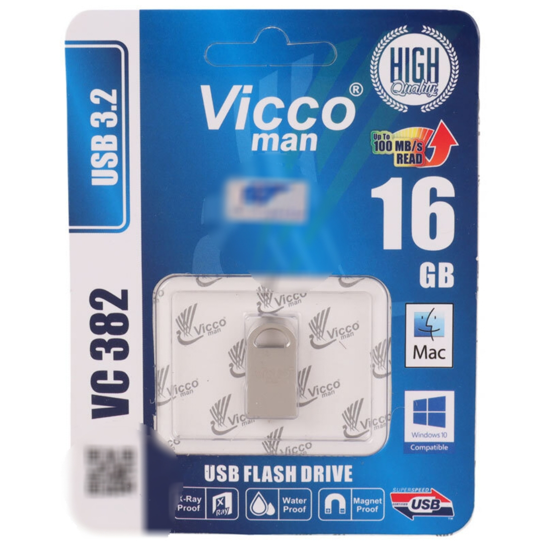 فلش مموری ویکومن مدل VC 382 ظرفیت 16 گیگابایت با رابط USB 3.2