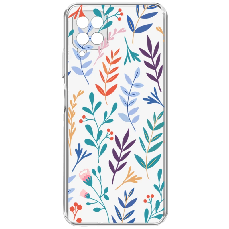 کاور طرح  Tiny Leaves مناسب برای گوشی موبایل سامسونگ Galaxy A22 4G