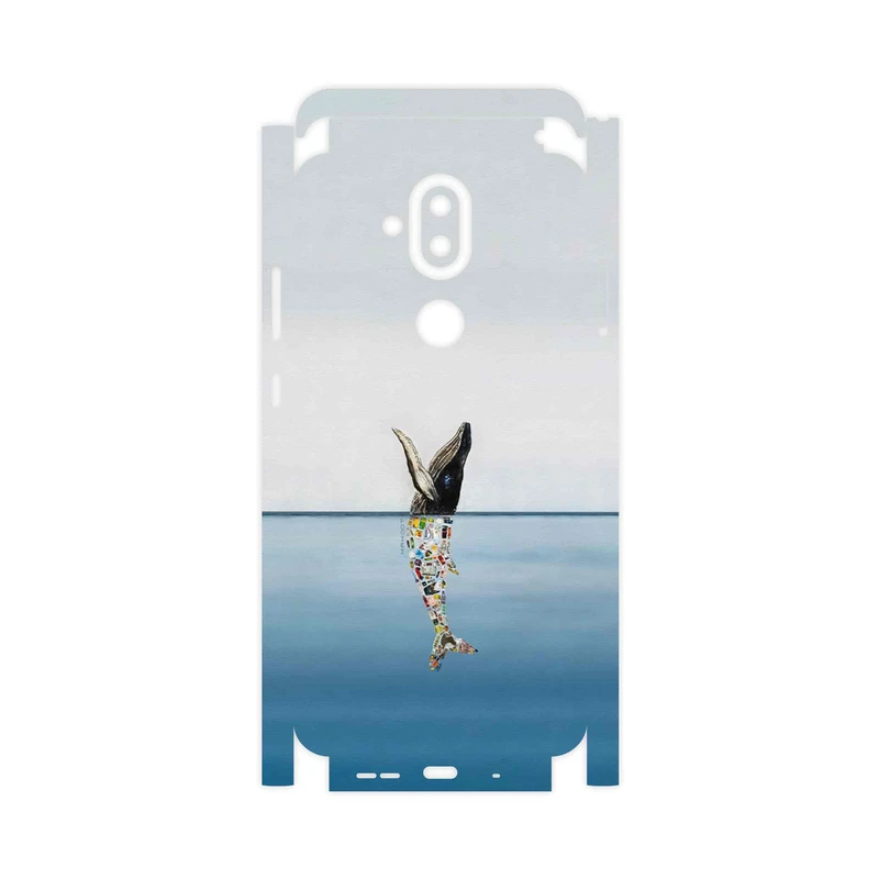 برچسب پوششی ماهوت مدل Collage of Sea Trash-FullSkin مناسب برای گوشی موبایل نوکیا 8.1