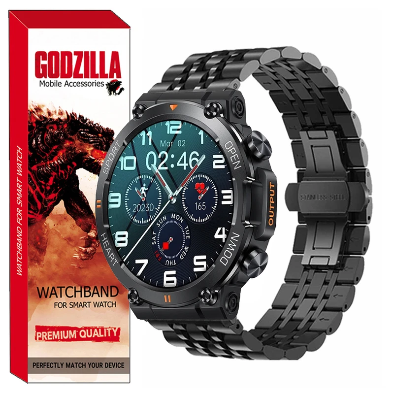 بند گودزیلا مدل 7BID مناسب برای ساعت هوشمند اسمارت واچ K59 Pro / K59