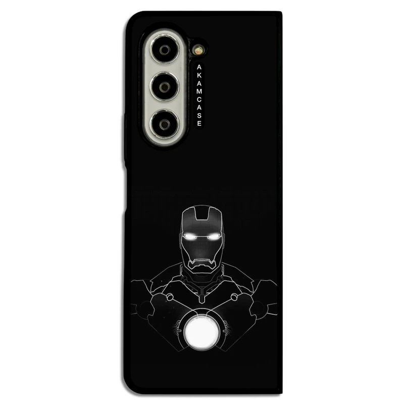 کاور آکام مدل AMC-WSGZFOLD5-IRON MAN4 مناسب برای گوشی موبایل سامسونگ Galaxy Z Fold 5