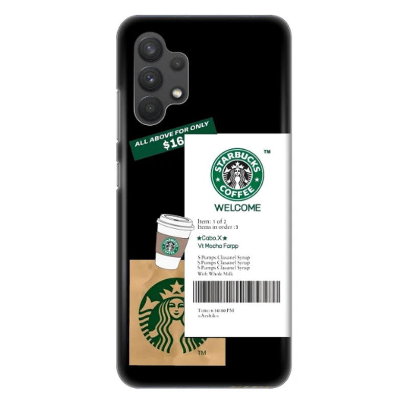 کاور طرح قهوه کد DIMO-071 مناسب برای گوشی موبایل سامسونگ galaxy A32 4g