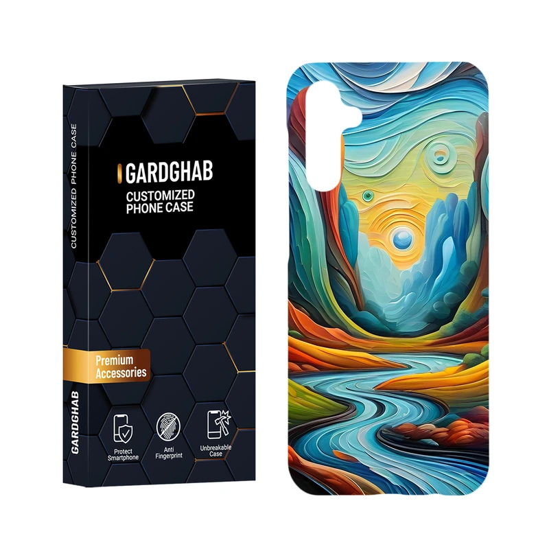 کاور گارد قاب مدل هنری مناسب برای گوشی موبایل سامسونگ Galaxy M14 5G / F14