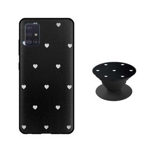 نقد و بررسی کاور دکین مدل Rikki طرح B - Heart مناسب برای گوشی موبایل سامسونگ Galaxy A51 به همراه پایه نگهدارنده توسط خریداران