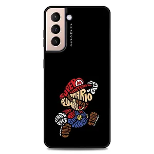 AKAM AMC-WSGS21P-SUPER MARIO1 Cover For Samsung Galaxy S21 Plus