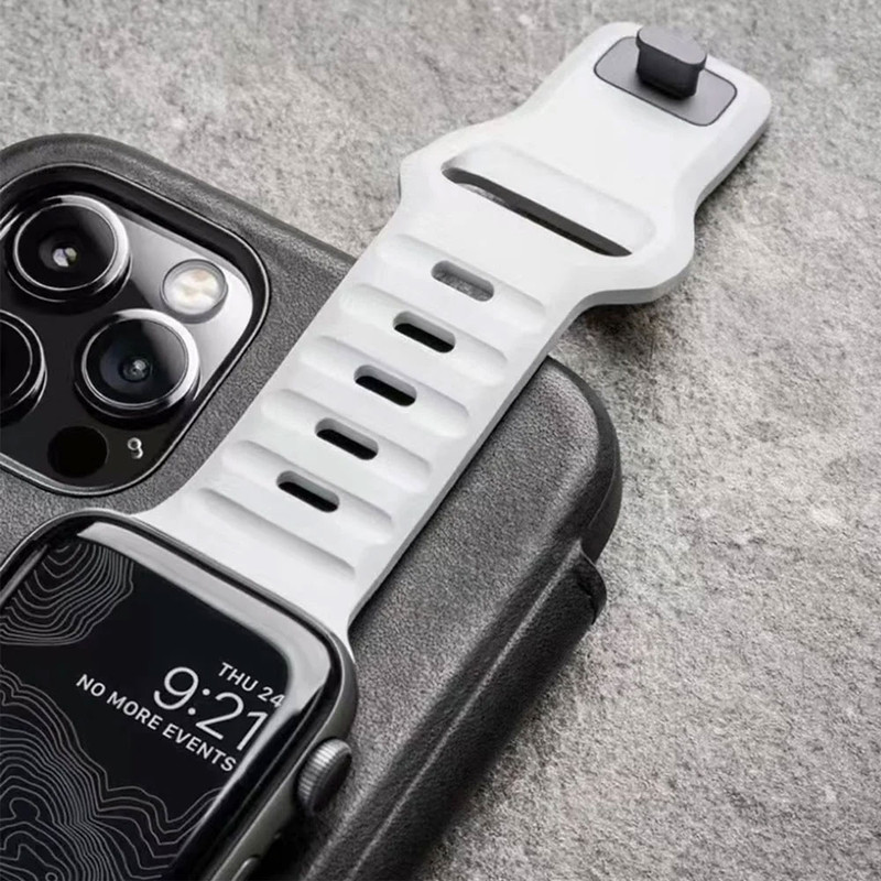 بند واچ من مدل Spigen Sport مناسب برای اپل واچ سری Se/1/2/3/4/5/6/7/8/9/AluminumCase سایز 41/40/38 میلی متری