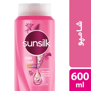 Sunsilk Shine and Strength Hair Shampoo 600ml