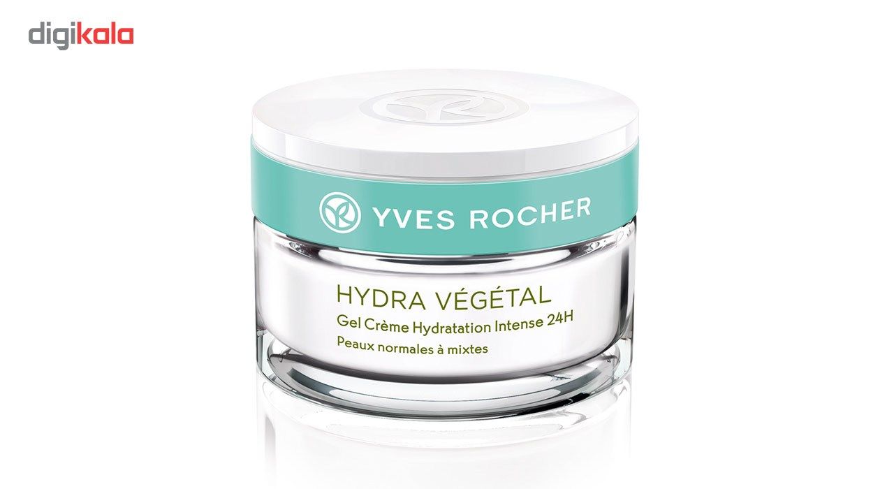 ژل کرم مرطوب کننده 24 ساعته ایو روشه مدل Hydra Vegetal حجم 50 میلی لیتر main 1 1