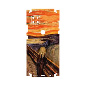 MAHOOT The Scream of Munch-FullSkin Cover Sticker for Motorola MOTO G 5G