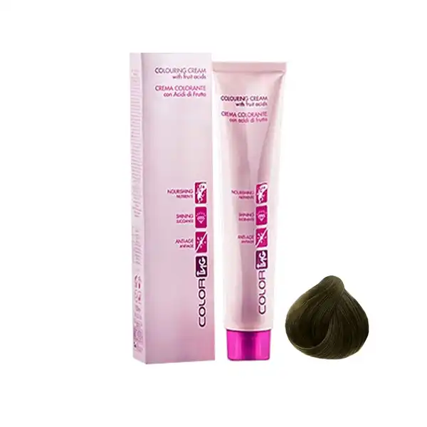 رنگ مو آی ان جی سری زیتونی شماره 5M حجم 100 میلی لیتر رنگ قهوه ای زیتونی روشن