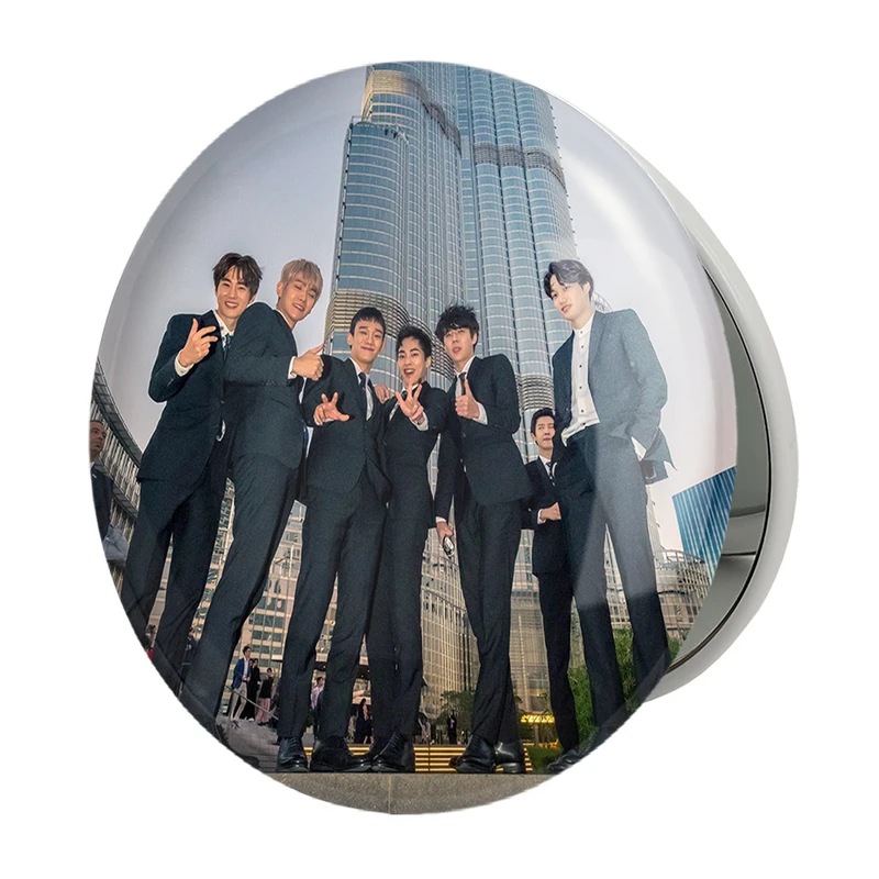 آینه جیبی خندالو طرح گروه اکسو EXO مدل تاشو کد 13641 