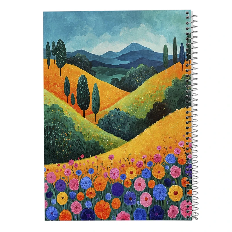 دفتر مشق 50 برگ مدوپد مدل طبیعت کد DF15320