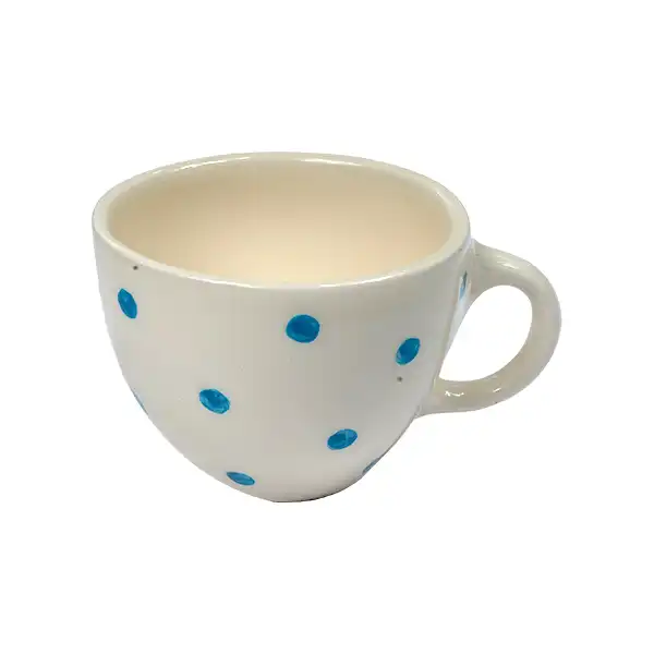 ماگ سرامیکی مدل خال خالی رنگی