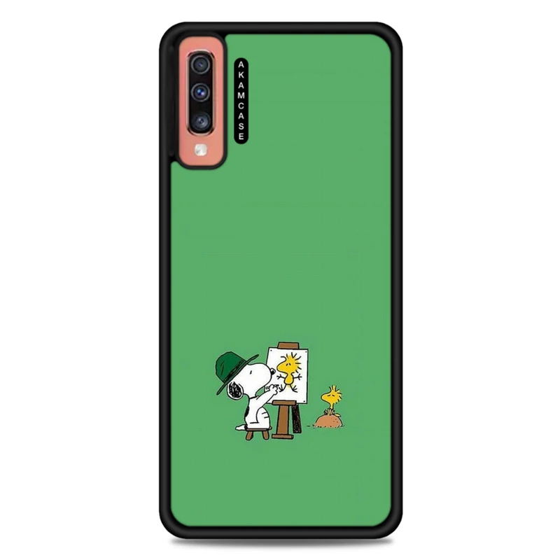 کاور آکام مدل AMCWSGA70-SNOOPY1 مناسب برای گوشی موبایل سامسونگ Galaxy A70