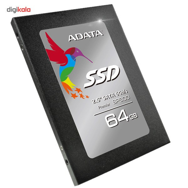 حافظه SSD اینترنال ای دیتا مدل Premier SP600 ظرفیت 64 گیگابایت