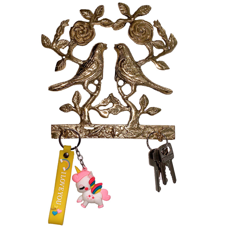 جاکلیدی برنجی مدل گنجشک کد H-1102