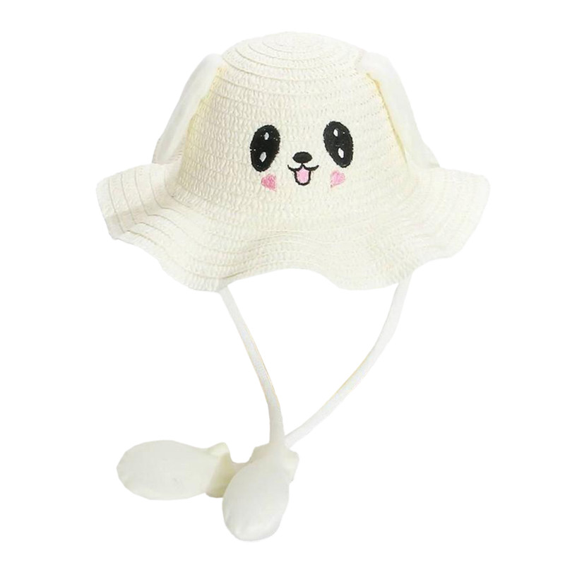 کلاه حصیری دخترانه مدل پمپی