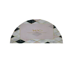 پادری مدل نیم دایره طرح سرویس بهداشتی کد 8672 سایز 90×45 سانتی متر