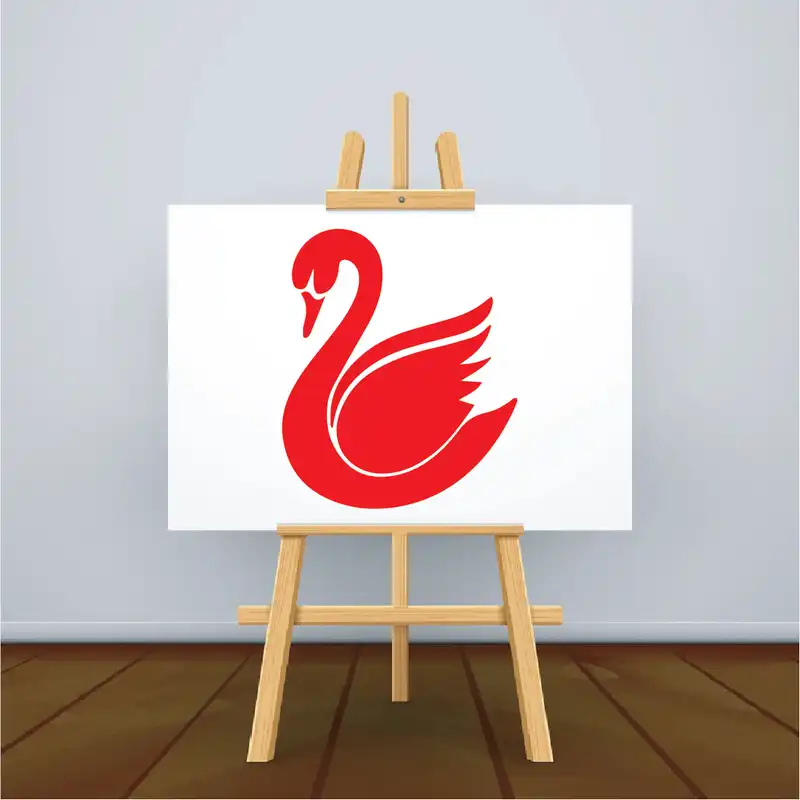 شابلون طرح قوی گردن بلند کد 30cm