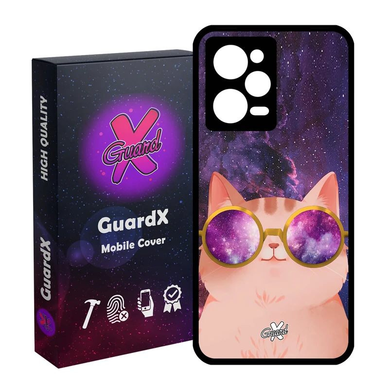 کاور گارد ایکس طرح Cat مدل Glass10078 مناسب برای گوشی موبایل شیائومی Redmi Note 12 Pro 5G/Poco X5 Pro 5G/Note 12 Pro Pro speed