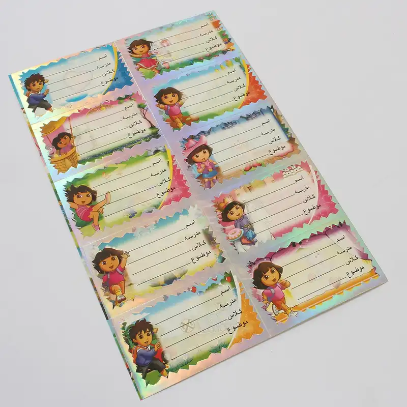 برچسب مدل نام طرح دورا کد 007 بسته 4 عددی