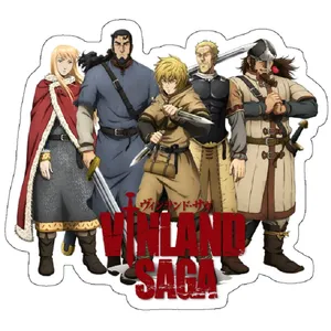 استیکر لپ تاپ مدل Thorfinn, Thors, Askeladd, Canute & Bjorn Vinland Saga