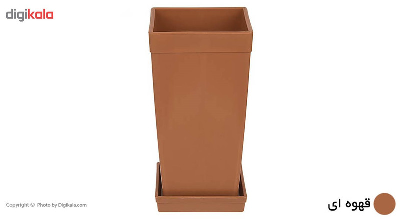 گلدان شهرآذین مدل 4018 ارتفاع 18.5 سانتی متر گلدان شهرآذین مدل 4018 ارتفاع 18.5 سانتی متر