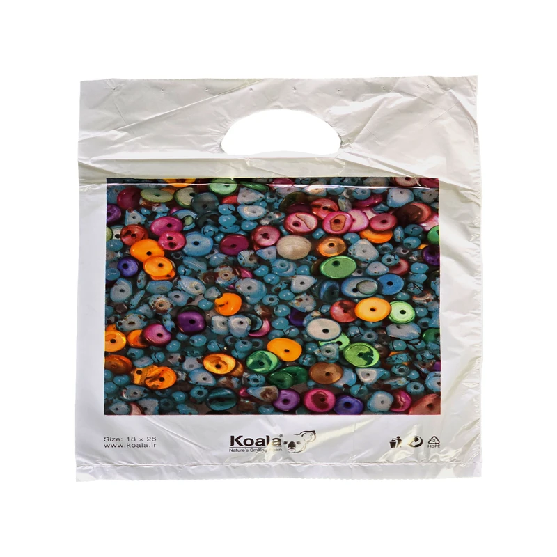 کیسه خرید کوالا مدل دونات صبحانه - Na 18.26 - بسته 100 عددی