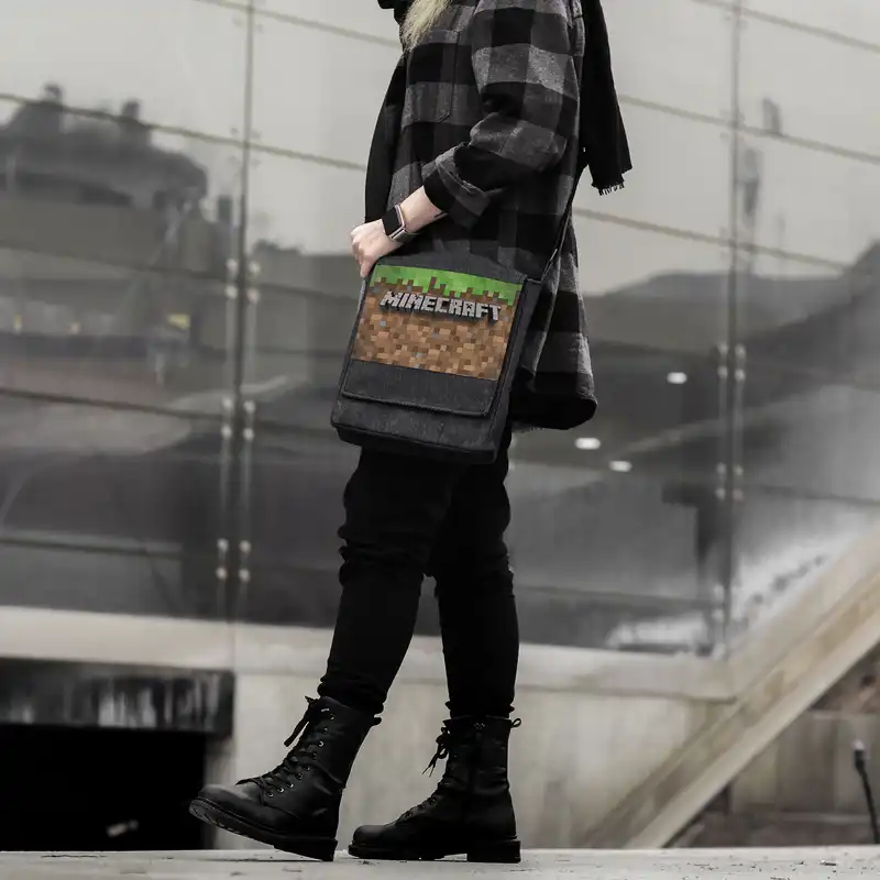 کیف رودوشی چی چاپ طرح ماینکرافت کد minecraft mk2