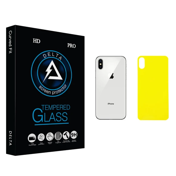محافظ پشت گوشی دلتا مدل HD مناسب برای گوشی موبایل اپل iPhone X