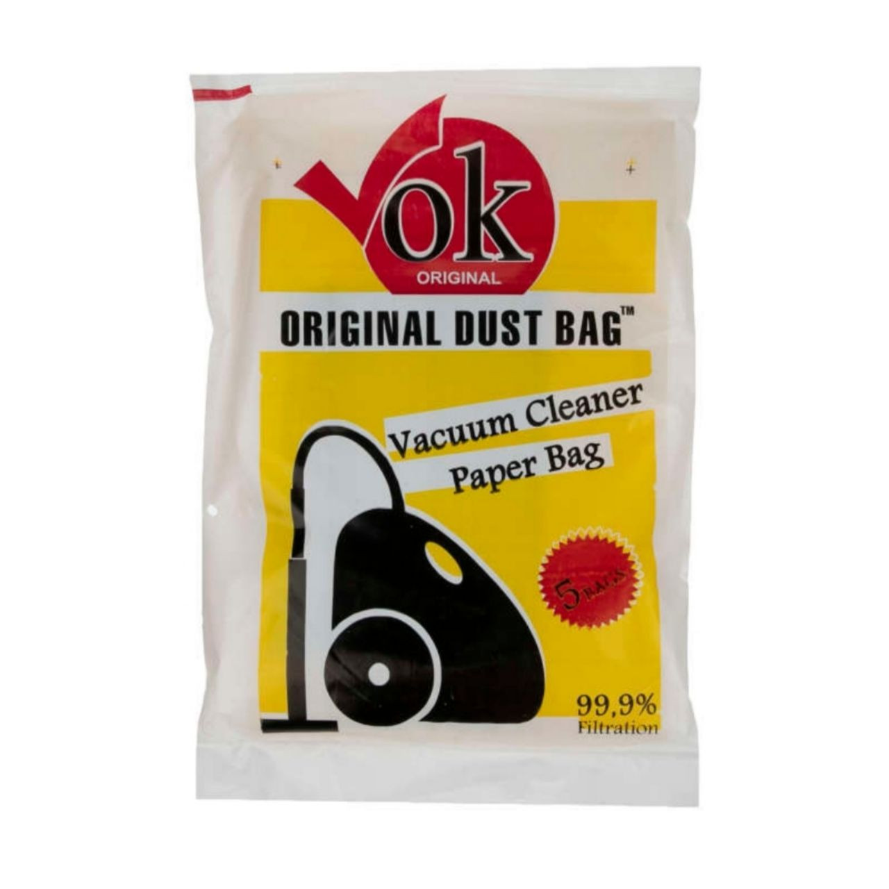 پاکت جاروبرقی مدل svc بسته 5 عددی مناسب جاروبرقی سانی و بتمن به همراه یک عدد فیلتر