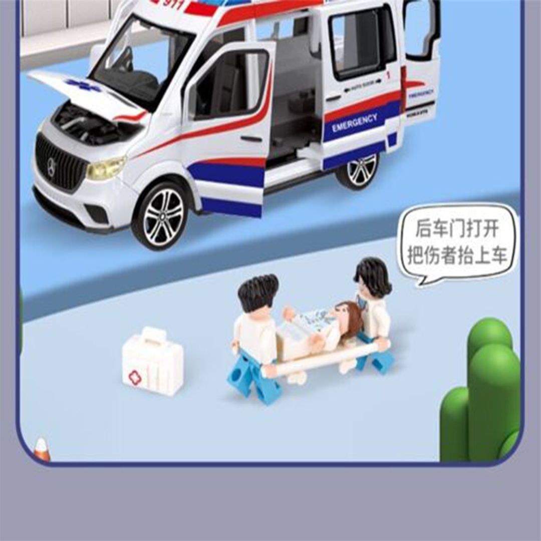 ماشین بازی مدل 911 Ambulance benz -  - 6