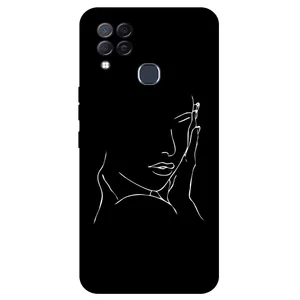 Megafone Girly 8153 Cover For Infinix Hot 10T / Hot 10s / Hot 10s NFC