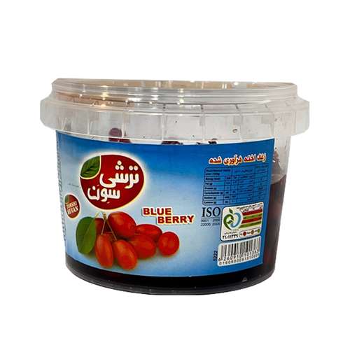 ترشک زغال اخته تشریفاتی ترشی سون - 240 گرم بسته 6 عددی