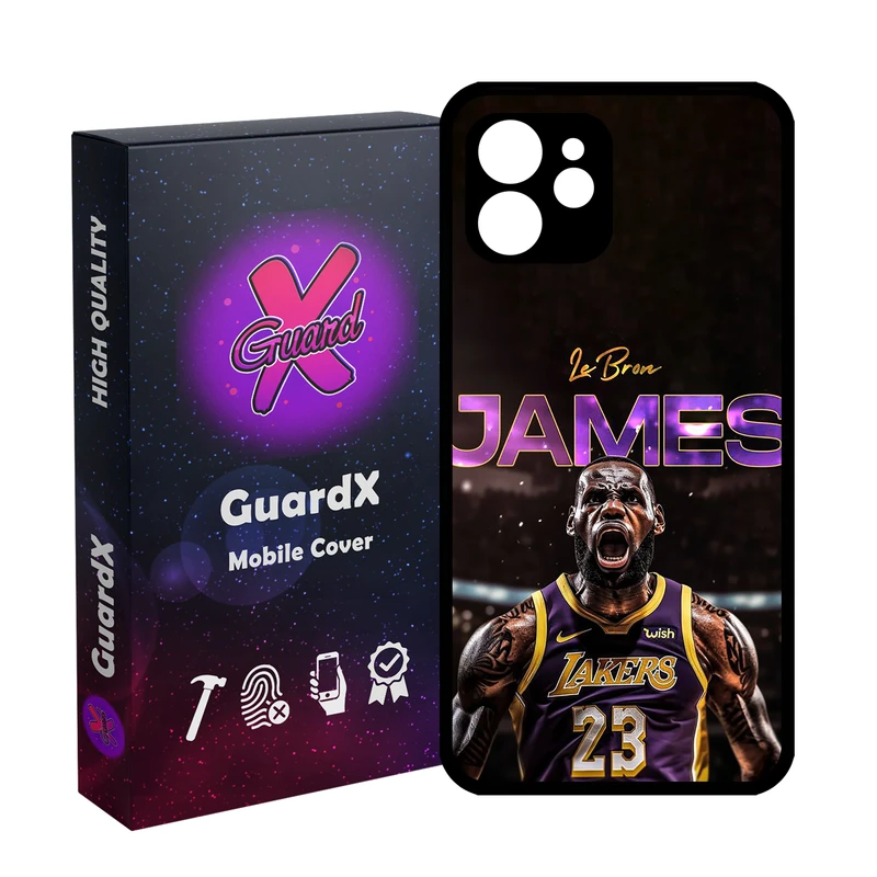 کاور گارد ایکس طرح Lebron James مدل 10715 مناسب برای گوشی موبایل اپل iPhone 12