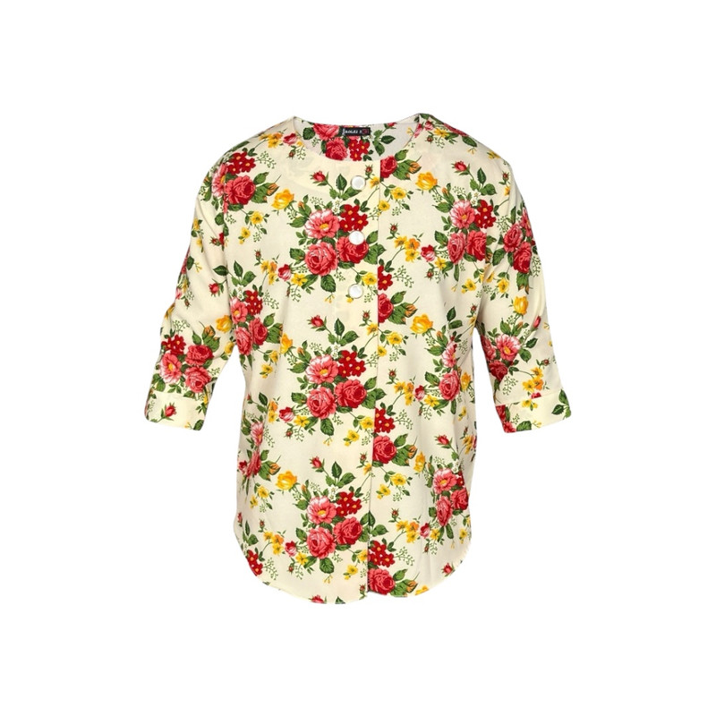 بلوز آستین کوتاه زنانه مدل آماندیس AM124