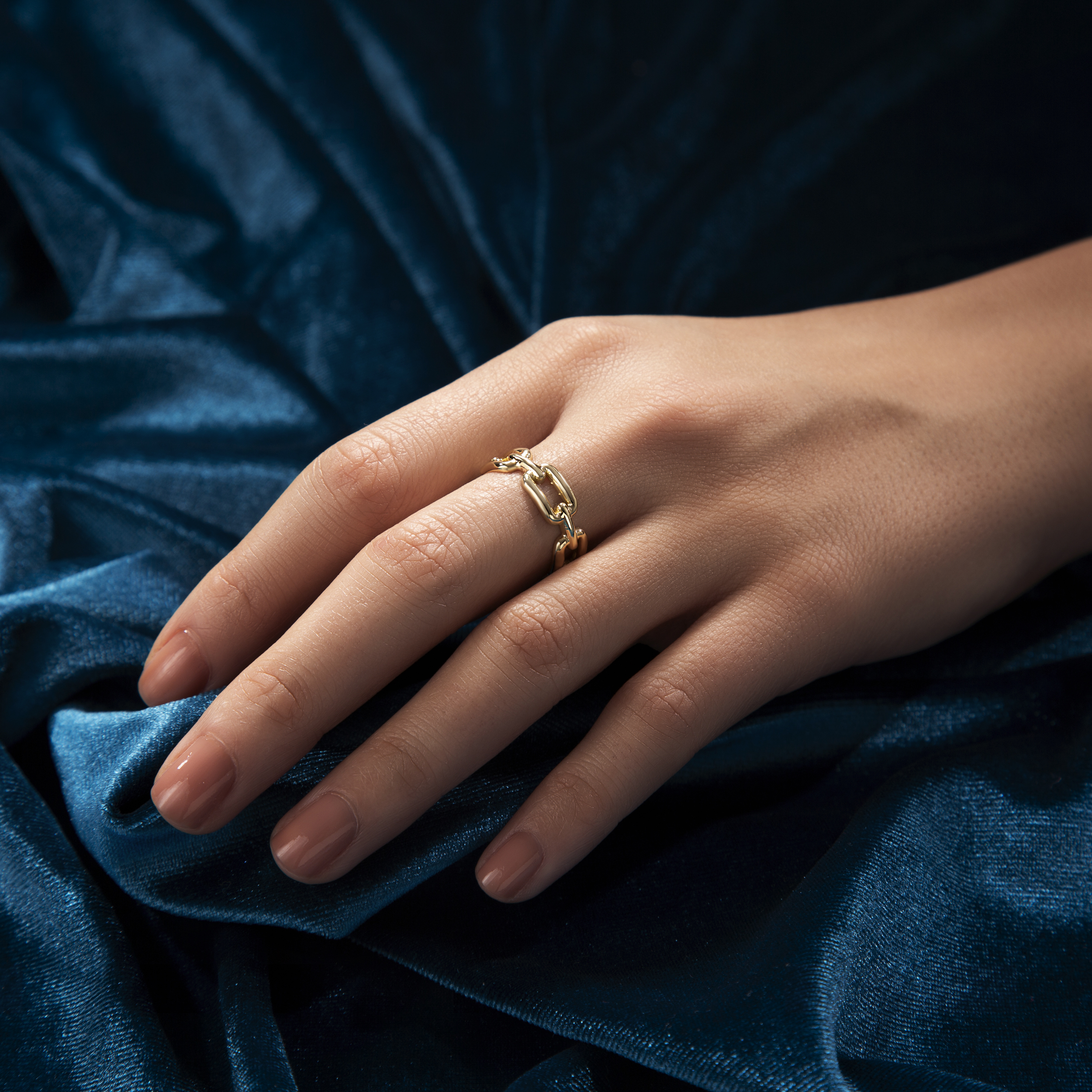 انگشتر طلا 18 عیار زنانه جواهری سون مدل 3350 -  - 2