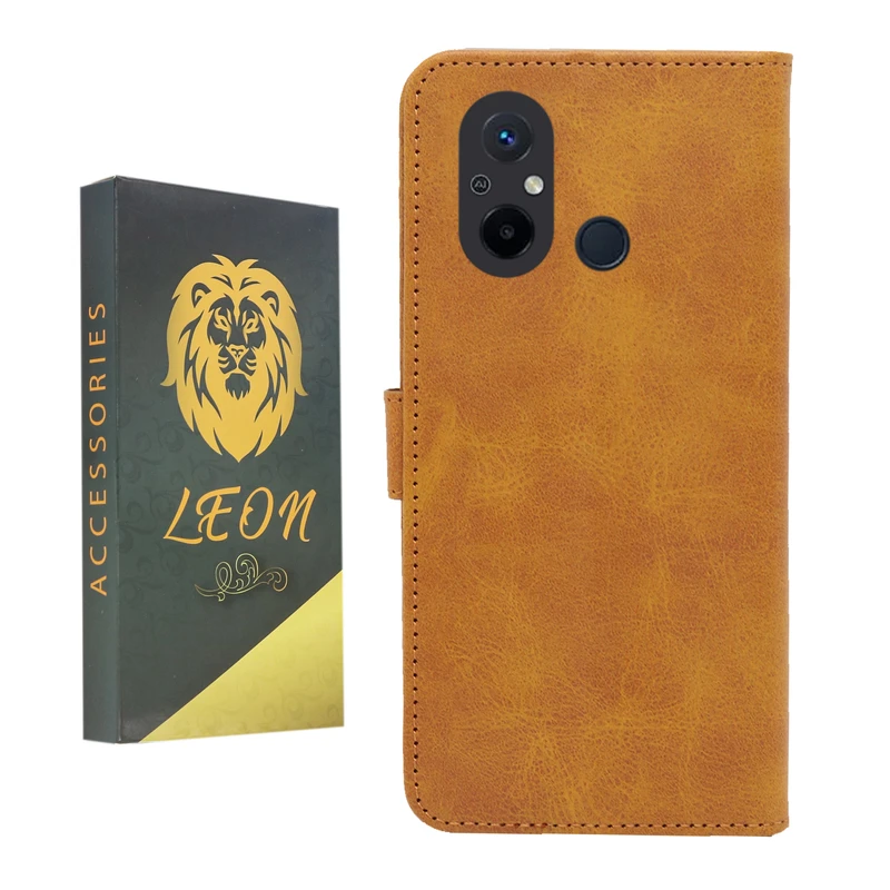 کیف کلاسوری لئون مدل Bersa مناسب برای گوشی موبایل شیائومی Redmi 12C
