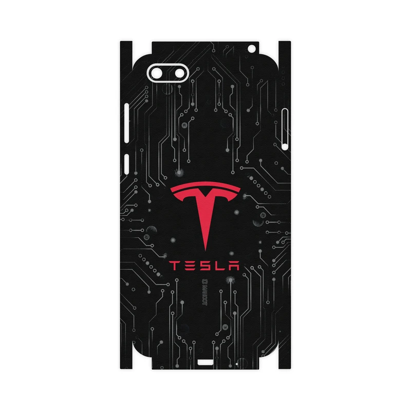 برچسب پوششی ماهوت مدل TESLA-Motors-FullSkin  مناسب برای گوشی موبایل هوآوی Y5 Prime 2018
