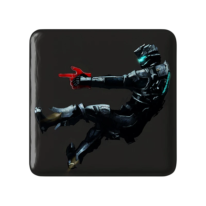 مگنت خندالو طرح بازی دد اسپیس (Dead Space) مدل مربعی کد 35054