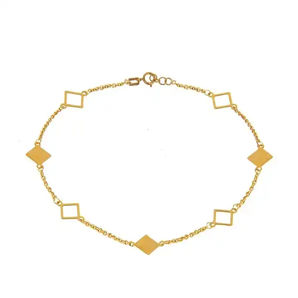 پابند طلا 18 عیار عدنان مدل IN49